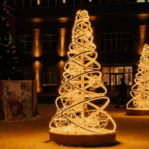 Световая ель