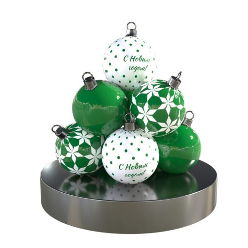 Пирамида шаров из стеклопластика